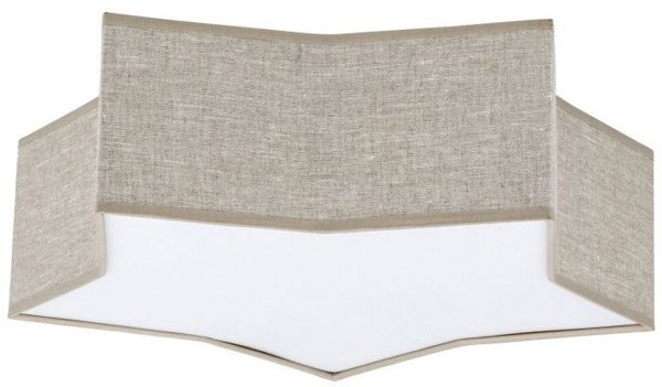 TK Lighting Φωτιστικό Οροφής Star Linen 5958 Υφασμάτινο Μπεζ