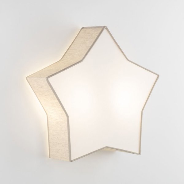 TK Lighting Φωτιστικό Οροφής Star Linen 5958 Υφασμάτινο Μπεζ