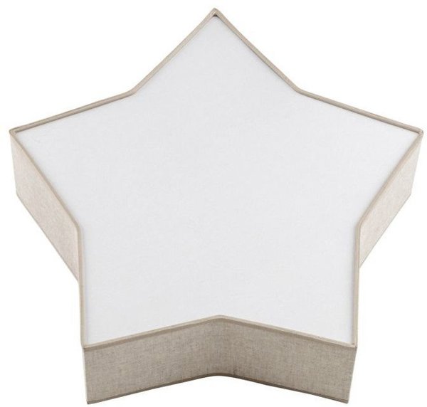 TK Lighting Φωτιστικό Οροφής Star Linen 5958 Υφασμάτινο Μπεζ