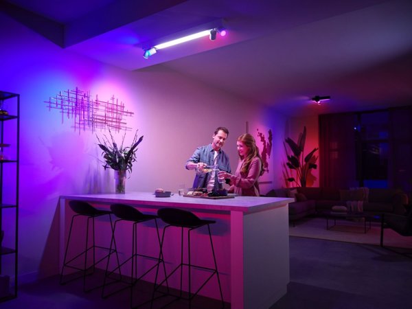 Φωτιστικό Οροφής Philips Hue White & Color Ambiance Centris Spot 4 φώτα Λευκό V2