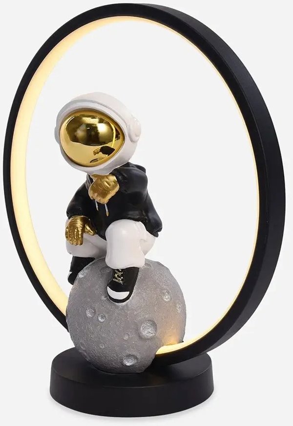 Zumaline Επιτραπέζιο Φωτιστικό Astronauta EX15S020U-1 LED 4W 3000K Μαύρο