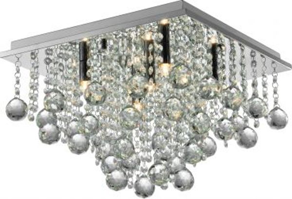 Zuma Line Φωτιστικό Οροφής RANGEL RLX92711-5, Πολυέλαιος 5 Φώτων για Σαλόνι ή Τραπεζαρία