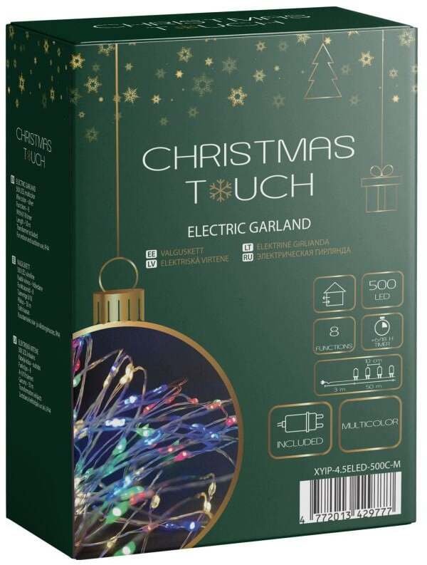 Λαμπάκια χριστουγεννιάτικου δέντρου CHRISTMAS_TO GARLAND MICRO 500LED 50M ΠΟΛΥΧΡΩΜΟ IP44