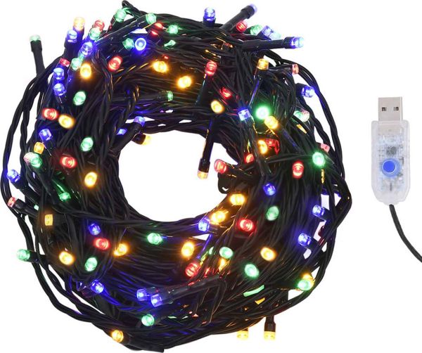 Lampki choinkowe vidaXL 400 LED kolorowe