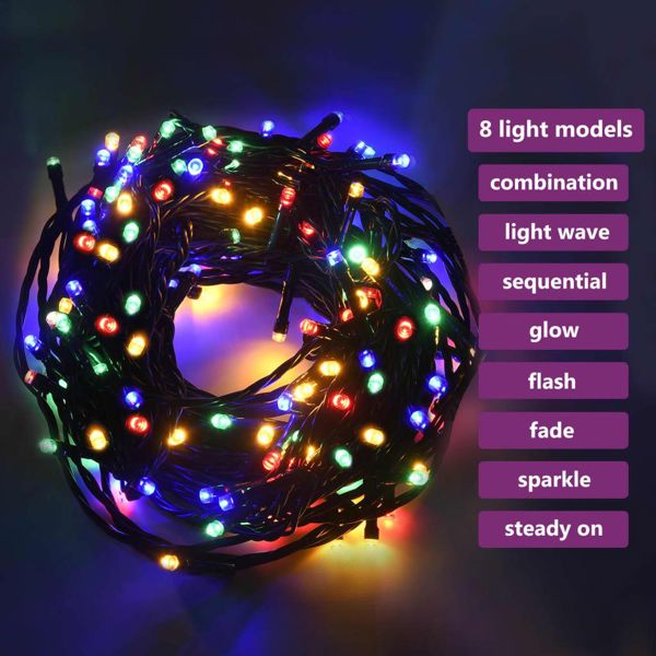 Lampki choinkowe vidaXL 400 LED kolorowe
