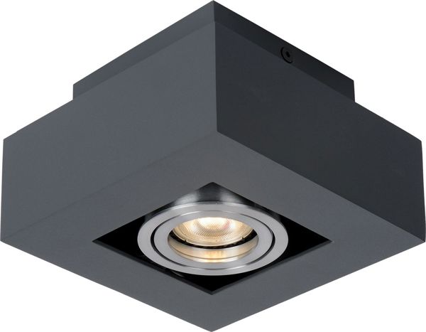 Lampa sufitowa Italux Casemiro czarna natynkowa