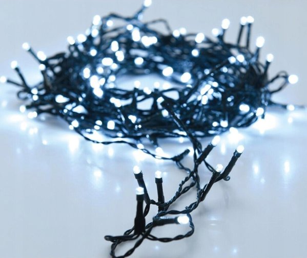 Christmas Decoration Λαμπάκια Δέντρου 120 LED Αλυσίδα Φωτισμού με Χρονοδιακόπτη, Ψυχρό Λευκό