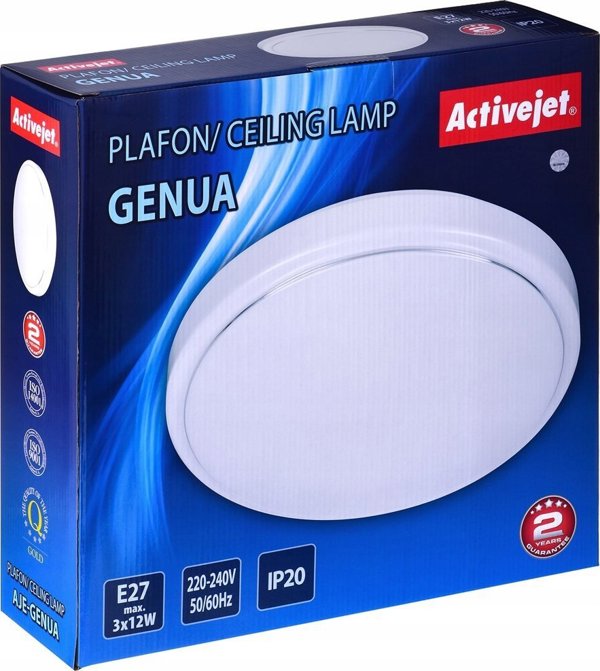 Lampa sufitowa Activejet Plafon Activejet AJE-GENUA 3xE27