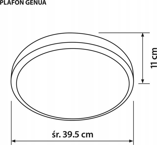 Lampa sufitowa Activejet Plafon Activejet AJE-GENUA 3xE27