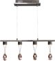 Lampa wiszaca Candellux LED glamour chrom