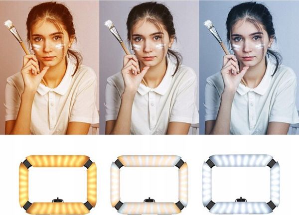 Ulanzi U200 LED Ring Light Φωτιστικό με Βάση για Smartphone και Επαναφορτιζόμενη Μπαταρία