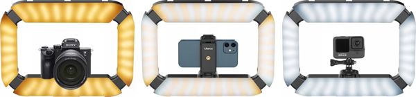 Ulanzi U200 LED Ring Light Φωτιστικό με Βάση για Smartphone και Επαναφορτιζόμενη Μπαταρία