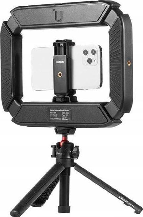 Ulanzi U200 LED Ring Light Φωτιστικό με Βάση για Smartphone και Επαναφορτιζόμενη Μπαταρία