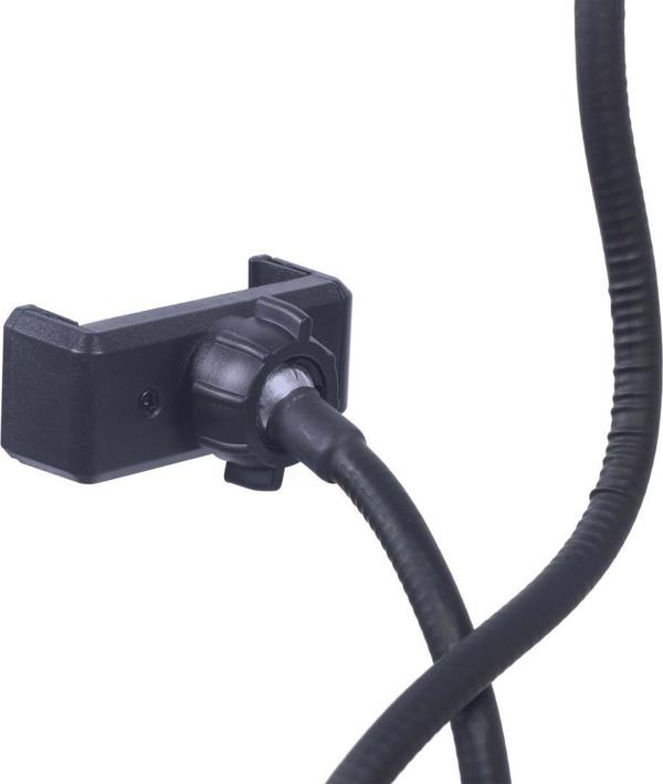 Gembird Ring Light Για Selfie Με Βάση Smartphone, Ρυθμιζόμενη Φωτεινότητα, USB, Μαύρο
