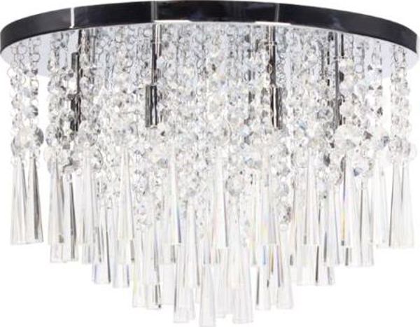 SPOT Light Luxoria Φωτιστικό Οροφής 8x40W G9 χρώμιο/κρύσταλλο