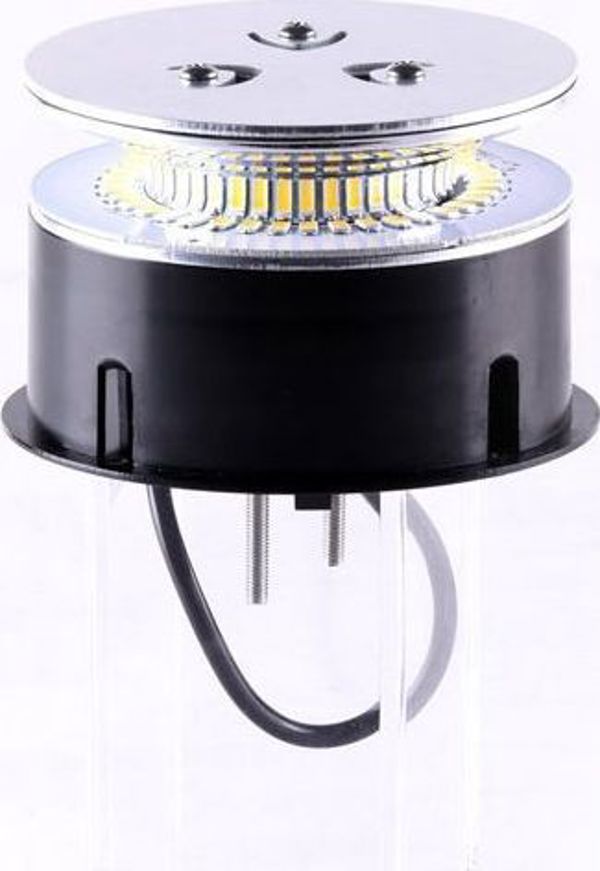 Lampa ostrzegawcza na trzpien 39 LED 12/24V pomaranczowa E9 R65 R10 uniwersalny