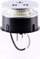 Lampa ostrzegawcza na trzpien 39 LED 12/24V pomaranczowa E9 R65 R10 uniwersalny