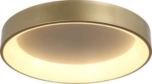 Φωτιστικό οροφής Light Prestige Στρογγυλό φωτιστικό οροφής GEORGIA LP-049/1C GD Light Prestige μεταλλικό επιφανειακό φωτιστικό LED 36W 3000Κ χρυσό 9933819 5907796363355
