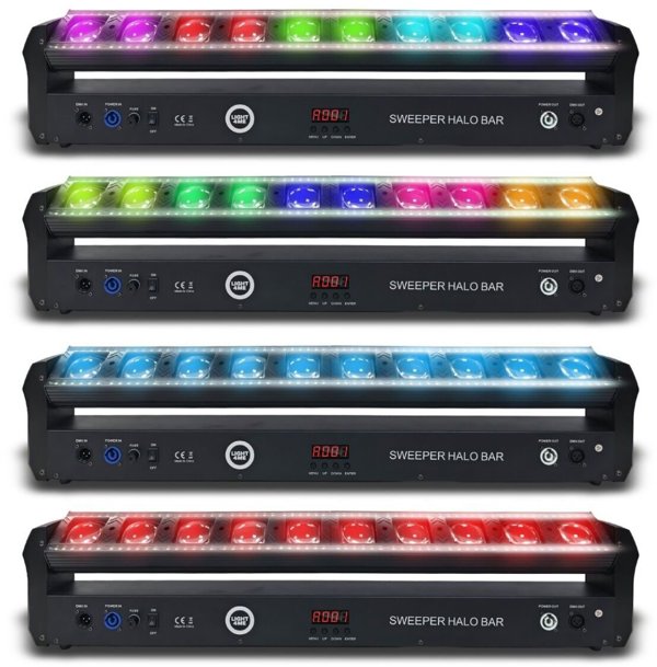 LIGHT4ME SWEEPER HALO BAR LED Φωτιστική Μπάρα DMX 10x30W RGBW + 120x0,5W