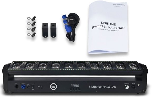 LIGHT4ME SWEEPER HALO BAR LED Φωτιστική Μπάρα DMX 10x30W RGBW + 120x0,5W