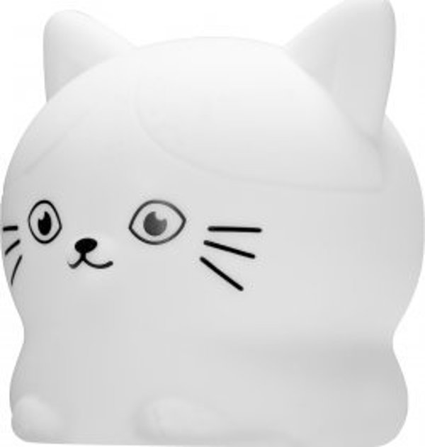 Redleaf Silly Cat Λάμπα Σιλικόνης, Διακοσμητικό Φωτιστικό Νυκτός με LED