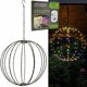 Ηλιακή κρεμαστή λάμπα σφαίρα 30cm 120 LED πολύχρωμη