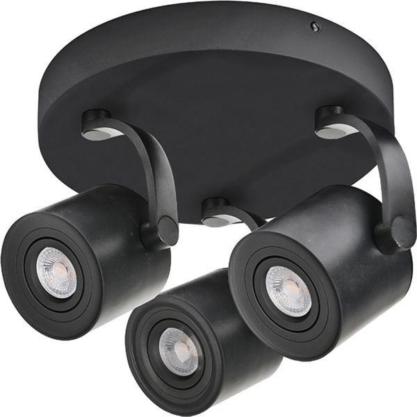 Lampa sufitowa Azzardo Spot sufitowy czarny AZzardo Bross Arm 3 Round AZ3505