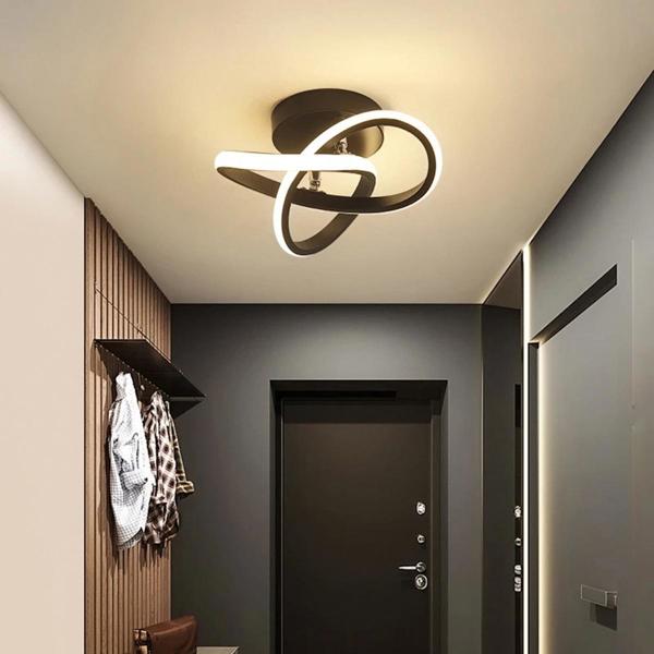 Lampa sufitowa zakupytv.net ZD77B PLAFON LED MODERN 12W BLACK