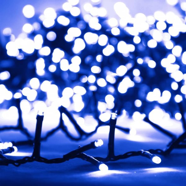 Lampki choinkowe vidaXL 3000 LED niebieskie