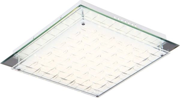 Lampa sufitowa Italux Plafon szklany Italux Zeltum ledowy C29584F-3T