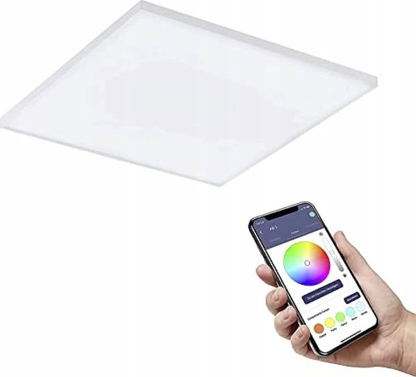 Φωτιστικό Οροφής EGLO Turcona-Z, 6 Λαμπτήρες LED, 2400 lm, IP20, Λευκό