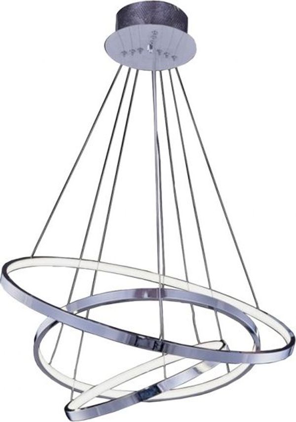 Lampa wiszaca Azzardo WHEEL nowoczesna chrom