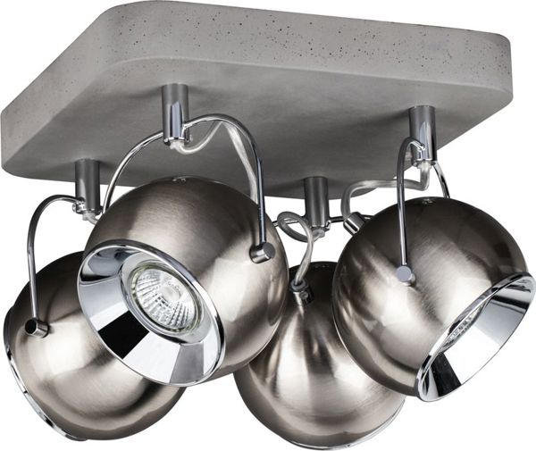Lampa sufitowa Spotlight Spot natynkowy szary Spotlight Ball Concrete 5131436