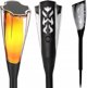LAMPA SOLARNA POCHODNIA 7,5x7,5x65CM