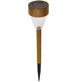 LAMPA SOLARNA IMITACJA DREWNA 7x37CM