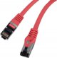 Lanberg Patchcord S/FTP kat.8.1 0,25m LSZH CU fluke passed czerwony