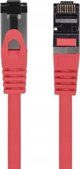 Lanberg Patchcord S/FTP kat.8.1 0,25m LSZH CU fluke passed czerwony