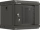 Lanberg Rack Τοίχου 19" 6U 600x450mm, Διάτρητη Πόρτα, Γκρι, Flat Pack