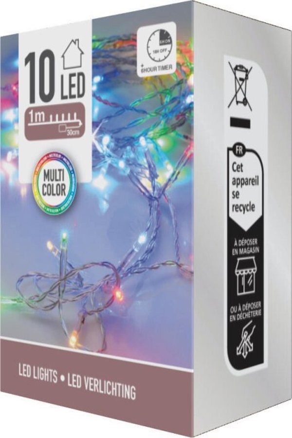 ΑΛΥΣΙΔΑ LED 10L MULTI 1M ΕΣΩΤΕΡΙΚΟ ΧΡΟΝΟΔΙΑΚΟΠΤΗΣ ΜΕ ΜΠΑΤΑΡΙΕΣ