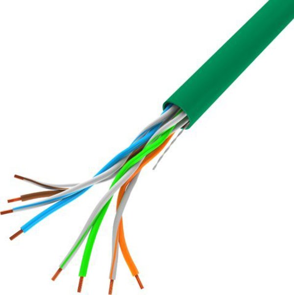 Lanberg Καλώδιο Δικτύου UTP Cat5e 305m CCA Πράσινο (Drut)