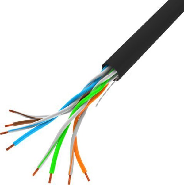 Καλώδιο Lanberg UTP Cat5e 305m CCA Μαύρο - Δικτύωση Ethernet