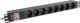 Lanberg Πολύπριζο Rack PDU 1U 8x Schuko 16A, 2m, PDU-08E-0200-BK, Μαύρο