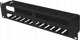 Lanberg Οργανωτής καλωδίων Lanberg AK-1705-B 19" 1U με κάλυμμα τύπου A μαύρο