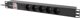 Lanberg Πολύπριζο Rack 19" 1U, 5x230V, 16A, Καλώδιο 2m, Μαύρο, C14