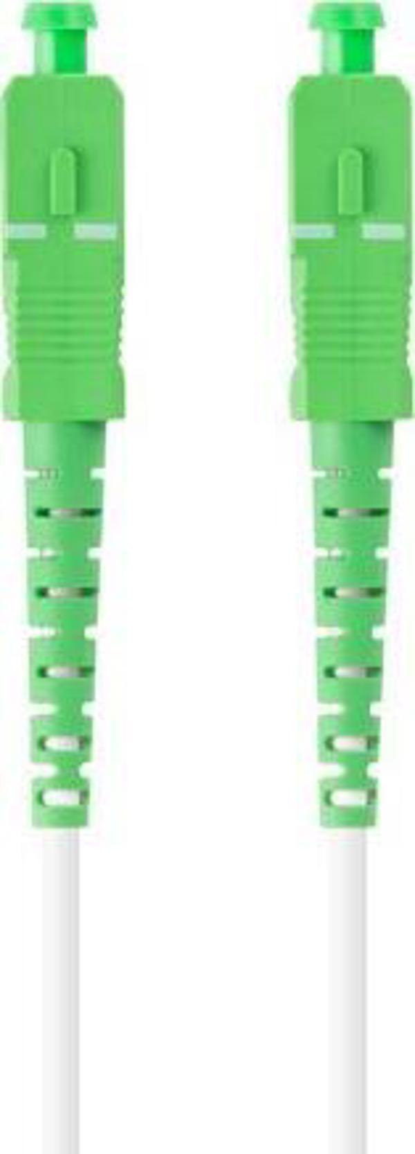 Lanberg patchcord swiatlowodowy SM SC/APC-SC/APC simplex 3,0mm LSZH G657B3 40m bialy