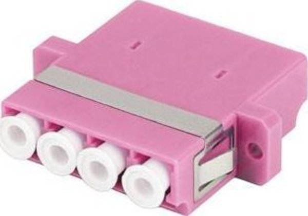 Lanberg Adapter Swiatlowodowy MM LC/UPC Quad OM4 Lanberg