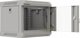 Lanberg Επιτοίχιο Rack 10" 4U 300x300mm με Γυάλινη Πόρτα, Γκρι, Flat Pack