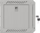 Lanberg Επιτοίχιο Rack 10" 4U 300x300mm με Γυάλινη Πόρτα, Γκρι, Flat Pack