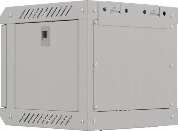 Lanberg Επιτοίχιο Rack 10" 4U 300x300mm με Γυάλινη Πόρτα, Γκρι, Flat Pack