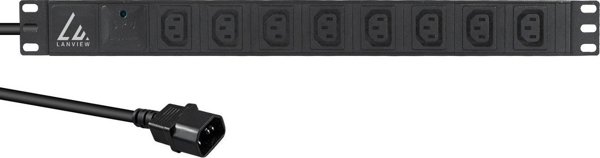 Lanview 19�� 8-way c13 outlets with